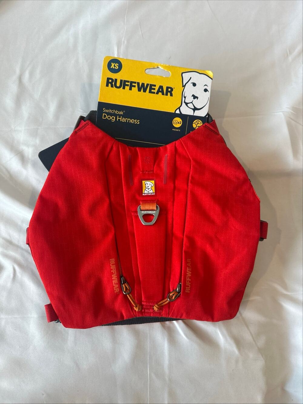 Ruffwear switchbak, dog harness XSsize red